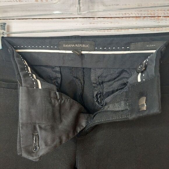 Woman's Black Banana Republic sz 4 Pants - Picture 6 of 10